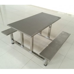工厂员工食堂餐桌 桌面平整光滑易清洁 质量可靠有保障